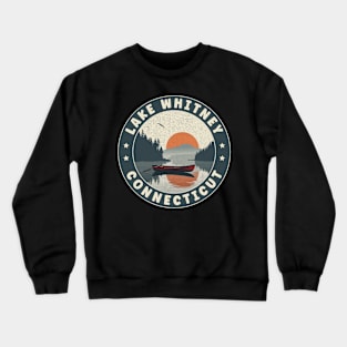 Lake Whitney Connecticut Sunset Crewneck Sweatshirt